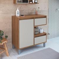 Gabinete Suspenso 80 Cm E Espelheira Cj2001 Mell Arenas Faem Mell Arenas - 6