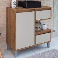 Gabinete Suspenso 80 Cm Cuba Preta Bl2001 Mell Arenas Faem Mell Arenas - 8