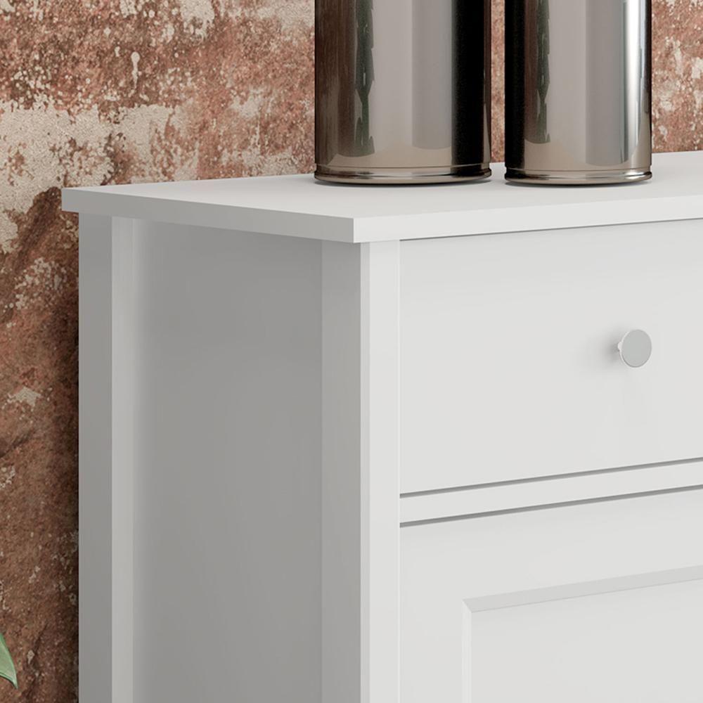 Balcao Buffet 4 Portas 4 Gavetas 154 Cm R626 Branco Dtall Branco - 5