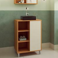 Gabinete 1 Porta Correr 60 Cm Cuba Preta Bl7250 Mell Arenas Faem Mell Arenas - 2