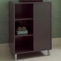 Gabinete 1 Porta De Correr 5 Nichos 60 Cm Bl7250 Grafite Faem Grafite - 2