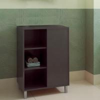 Gabinete 1 Porta De Correr 5 Nichos 60 Cm Bl7250 Grafite Faem Grafite - 7