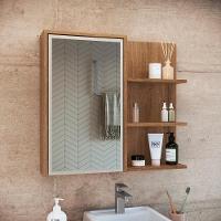 Gabinete 80 Cm Espelheira E Cuba Preta Cj2001 Mell Arenas Faem Mell Arenas - 6