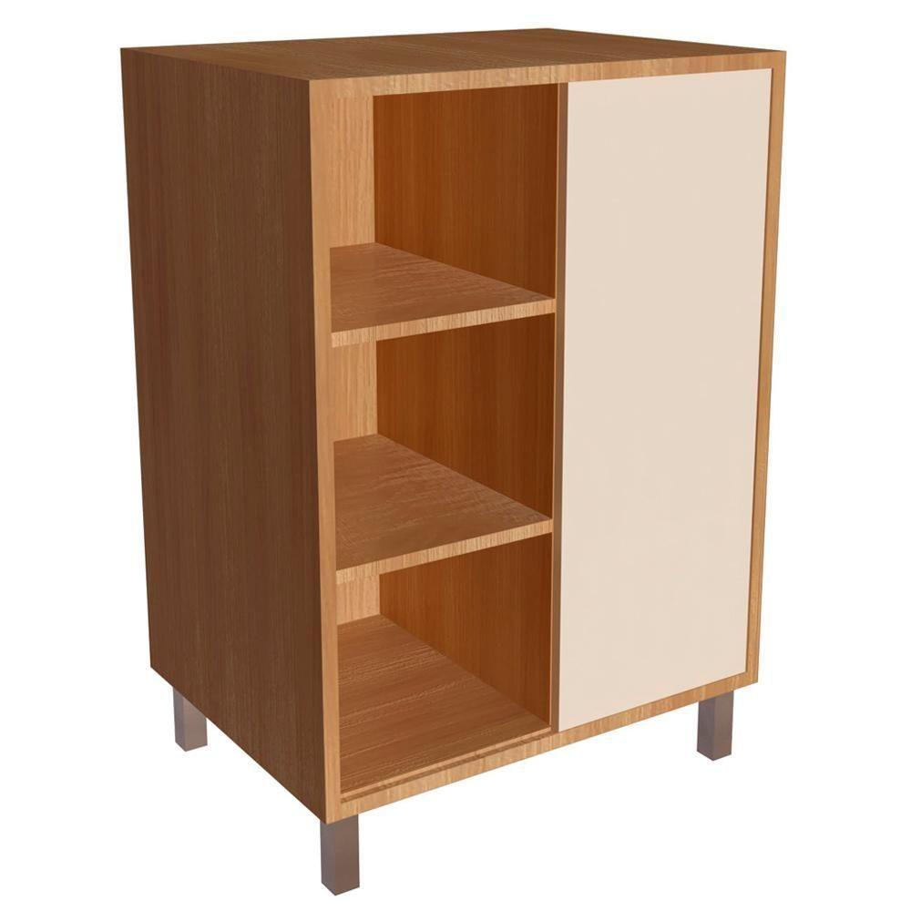 Gabinete 1 Porta De Correr 5 Nichos 60 Cm Bl7250 Mell Arenas Faem Mell Arenas - 1