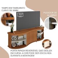 Rack Bancada Tv 75 Pol 180 Cm 4699 Cinamomo Off White Arly Cinamomo Off White - 8