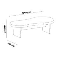 Mesa De Centro Para Sala 120 Cm 4732 Cinamomo Arly Cinamomo - 3