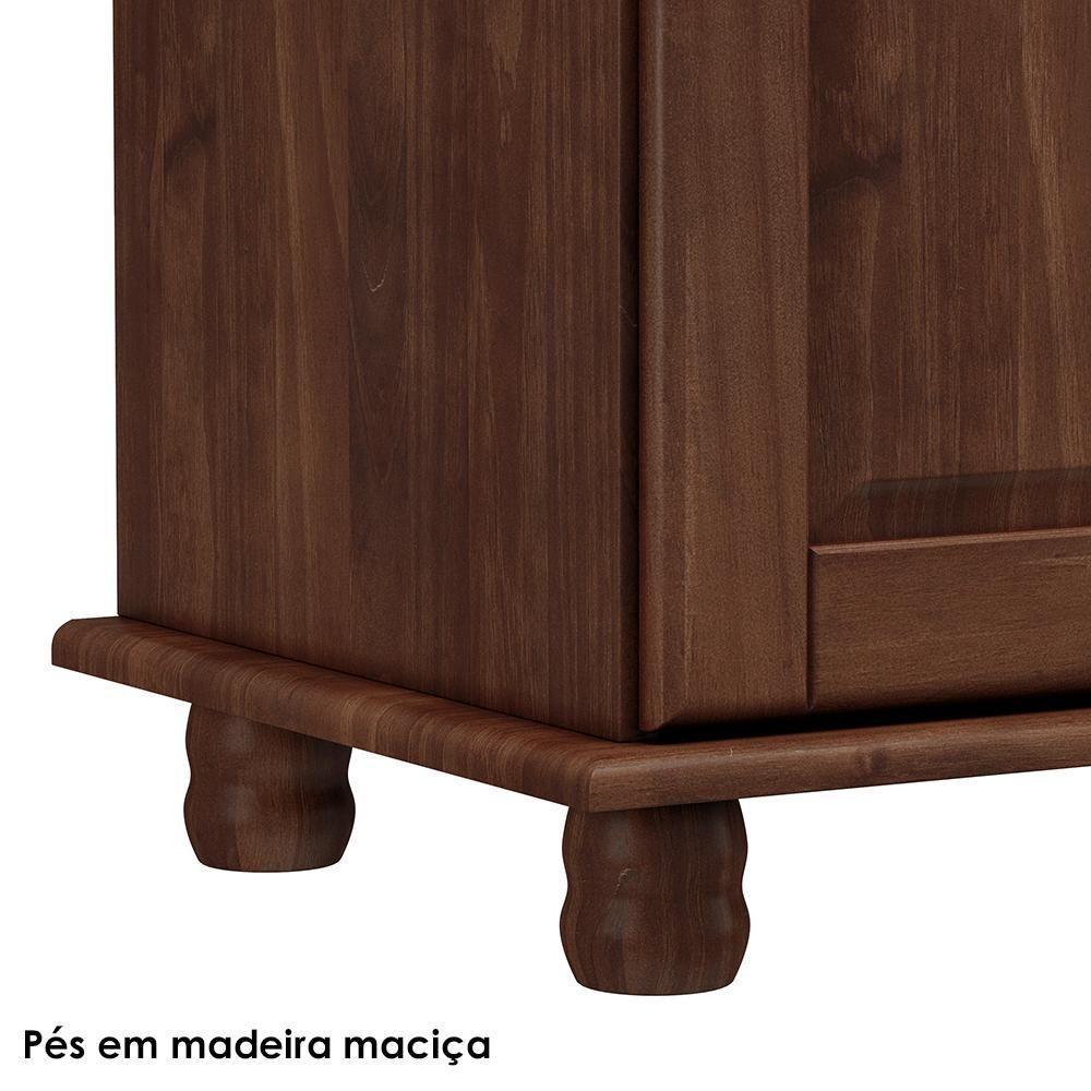 Balcao Madeira Maciça 4 Portas 4 Gavetas 169 Cm 8929 Cafe Milani Store Cafe - 4