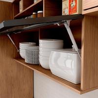 Armario Aereo Mdf 120 Cm 1 Pt Vidro Tosc Ato03 Freijo Freijo Mxm Freijo Freijo - 5