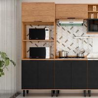 Torre Quente Mdf 3 Portas 80 Cm Tosc Tt001 Freijo Nero Mxm Freijo Nero - 2