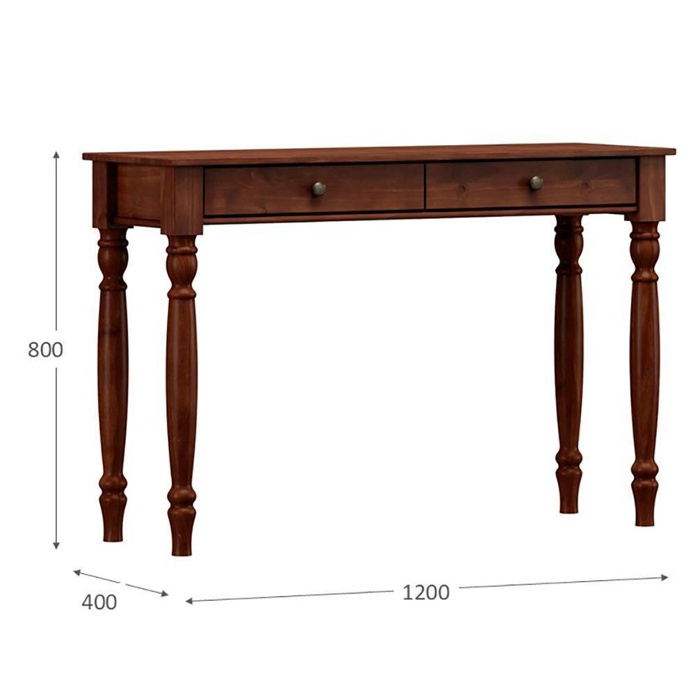 Aparador Madeira Maciça 2 Gavetas 120 Cm 8933 Cafe Milani Store Cafe - 3