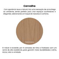 Mesa De Centro Para Sala 120 Cm 4733 Carvalho Arly Carvalho - 6