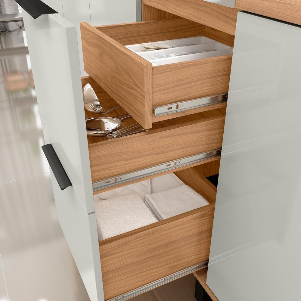 Balcao Pia Com Tampo Mdf 120 Cm Tosc Bt3 Tp1 Freijo Off White Mxm Freijo Off White - 6