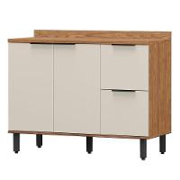 Balcao Pia Com Tampo Mdf 120 Cm Tosc Bt3 Tp1 Freijo Off White Mxm Freijo Off White - 1