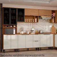 Balcao Pia Com Tampo Mdf 120 Cm Tosc Bt3 Tp1 Freijo Off White Mxm Freijo Off White - 9