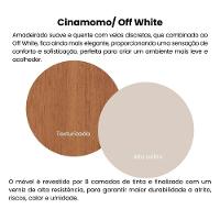 Rack Mesa Buffet Sala De Estar Mg4647 Cinamomo Off White Arly Cinamomo Off White - 3