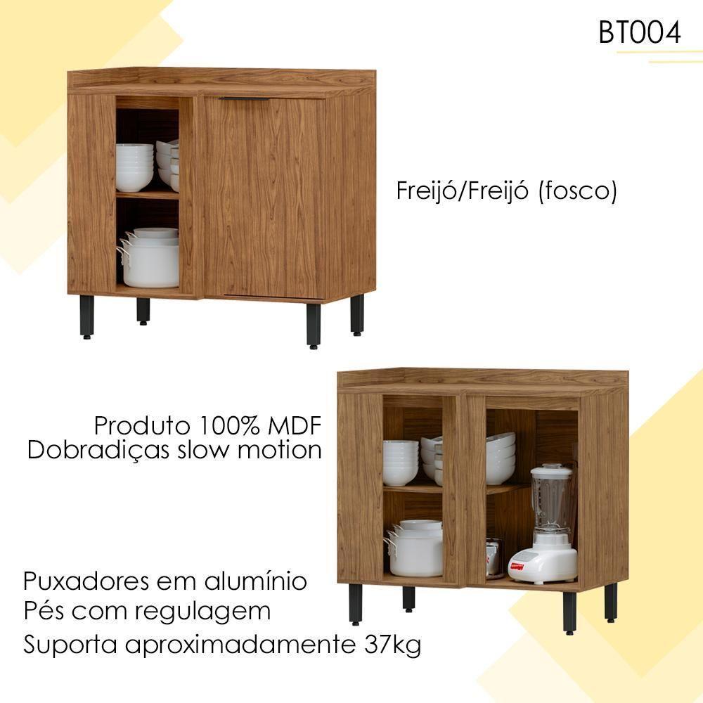 Balcao De Canto Reto Mdf 98 Cm Tosc Bt004 Freijo Freijo Mxm Freijo Freijo - 3