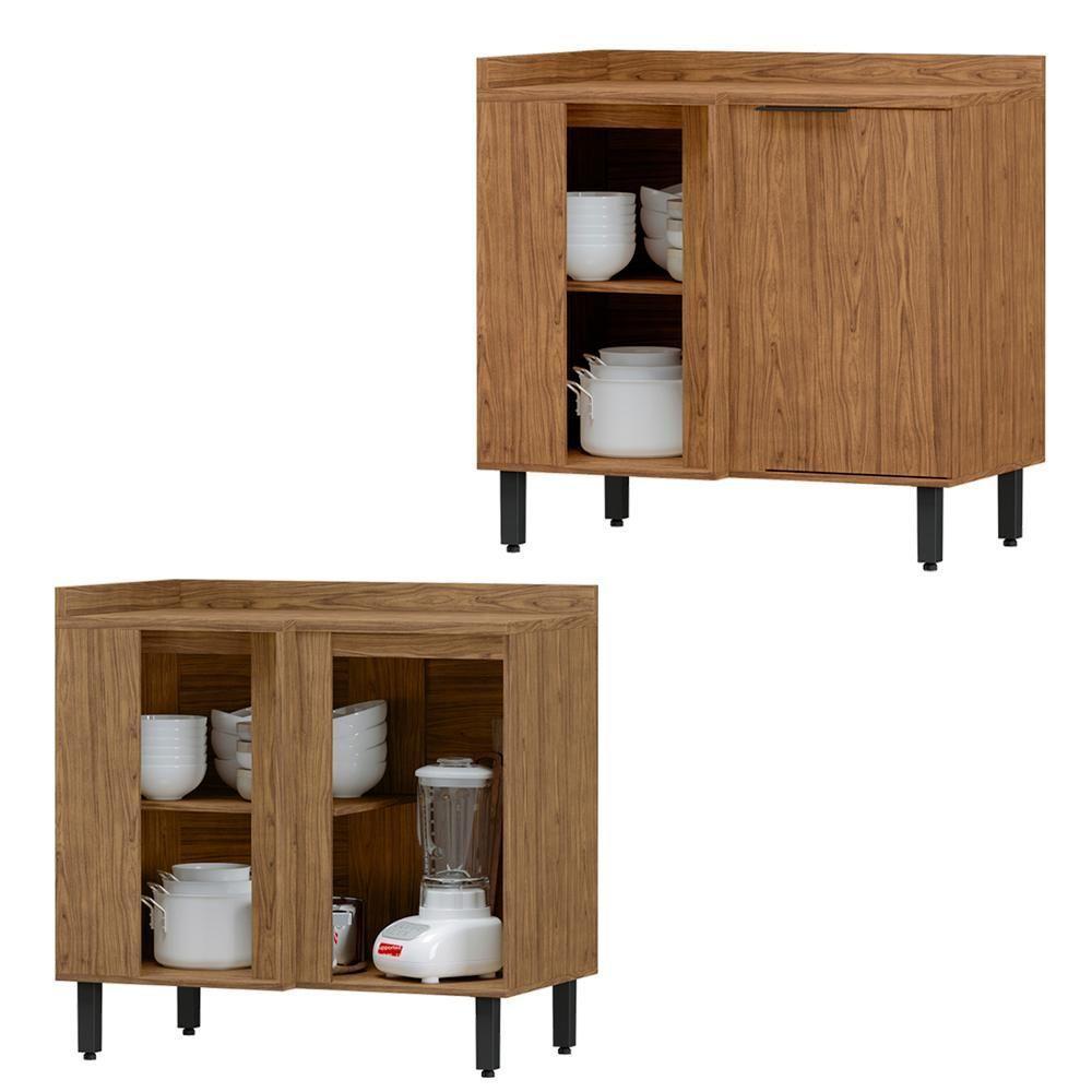 Balcao De Canto Reto Mdf 98 Cm Tosc Bt004 Freijo Freijo Mxm Freijo Freijo - 6