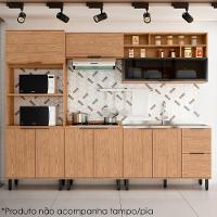 Balcao Para Pia Sem Tampo Mdf 120 Cm Tosc Bt003 Freijo Freijo Mxm Freijo Freijo - 8