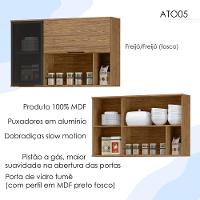 Armario Aereo Mdf 120 Cm 2 Portas Tosc Ato05 Freijo Freijo Mxm Freijo Freijo