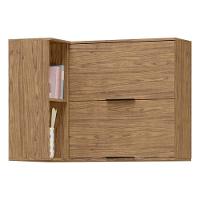 Armario Aereo Canto Reto Mdf 98 Cm Tosc At004 Freijo Freijo Mxm Freijo Freijo - 1