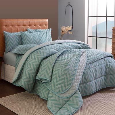 Jogo De Cama Duplo Casal 140 Fios Aiko Realce Premium Sultan