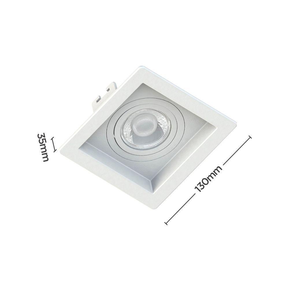 Spot De Embutir Recuado Save Energy Par 20 E27 Bivolt Branco - 2