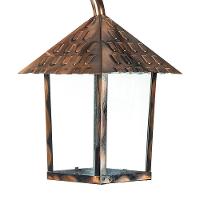 Arandela Blumenau Colonial Quadrada Vidro Liso E27 Bivolt Cobre - 3