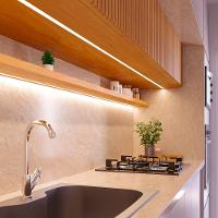 Perfil De Embutir - Sobrepor Para Fita Led Blumenau Line Easy Marcenaria 17mm Com 3 Metros Branco Fosco - 3