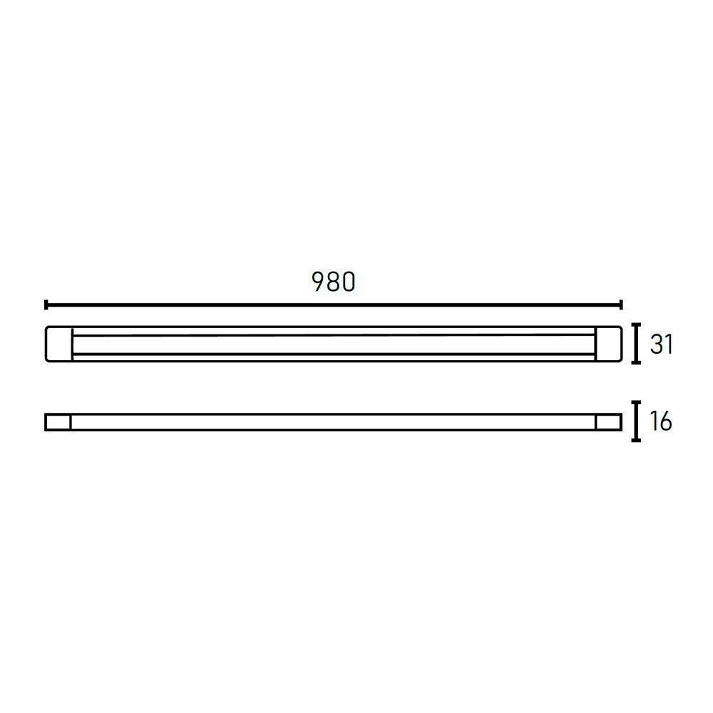 Trilho Eletrificado De Sobrepor Slim Para Spot Blumenau Com 1 Metro Bivolt Preto - 2