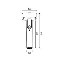 Spot De Sobrepor Blumenau Petit Led 2w Bivolt Branco 3000k Luz Amarela - 3