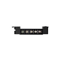 Spot Direcionável Para Trilho Eletrificado Blumenau Led Up Linear Pontual 10w Bivolt Preto 3000k Luz Amarela - 1