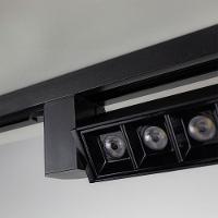 Spot Direcionável Para Trilho Eletrificado Blumenau Led Up Linear Pontual 10w Bivolt Preto 3000k Luz Amarela - 3