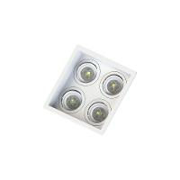 Spot Embutir Recuado Save Energy 4 Lâmpadas Bivolt Branco - 1