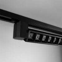 Spot Direcionável Para Trilho Eletrificado Blumenau Led Up Linear Pontual 20w Bivolt Preto 3000k Luz Amarela - 3