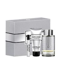 Kit Montblanc Explorer Platinum Masculino - Eau De Parfum 100ml + Eau De Parfum 7,5ml + Shower Gel 100ml - 1