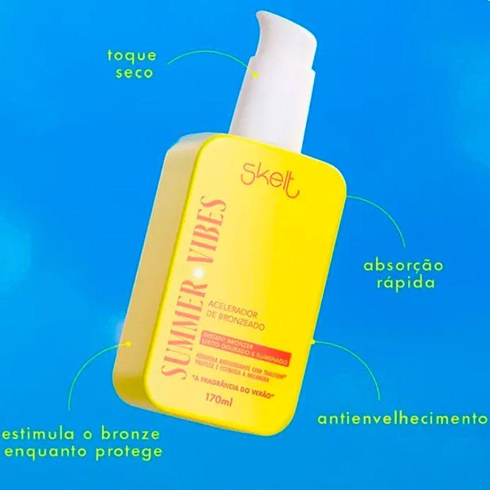 Skelt Summer Vibes - Acelerador De Bronzeado 170ml Skelt Acelerador De Bronzeado Summer Vibes 170ml - 2
