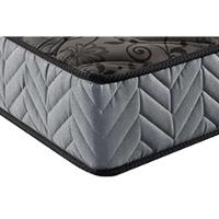 Conjunto Box Baú King: Colchão Molas Paropas Compact Ag 65 - D28 Royalle Rústico Prata + Base Crc Suede Black (193x203) - 5