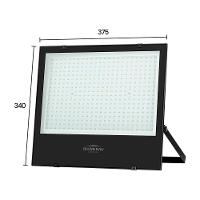 Refletor Blumenau Led Play 400w Preto Bivolt 6500k Luz Branca - 2
