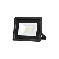 Refletor Blumenau Led Tech Pro 50w Preto Bivolt 3000k Luz Amarela - 1