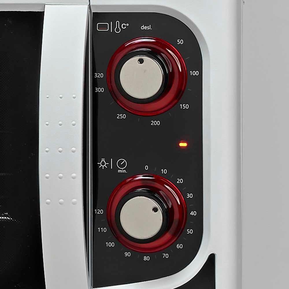 Forno Elétrico 44 Litros Fischer Gourmet Grill Bancada Branco 220V - 7