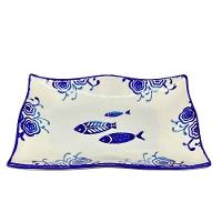 Kit 8 Petisqueiras Bowl Pequena Travessa Oceano Peixe 200ml - 2