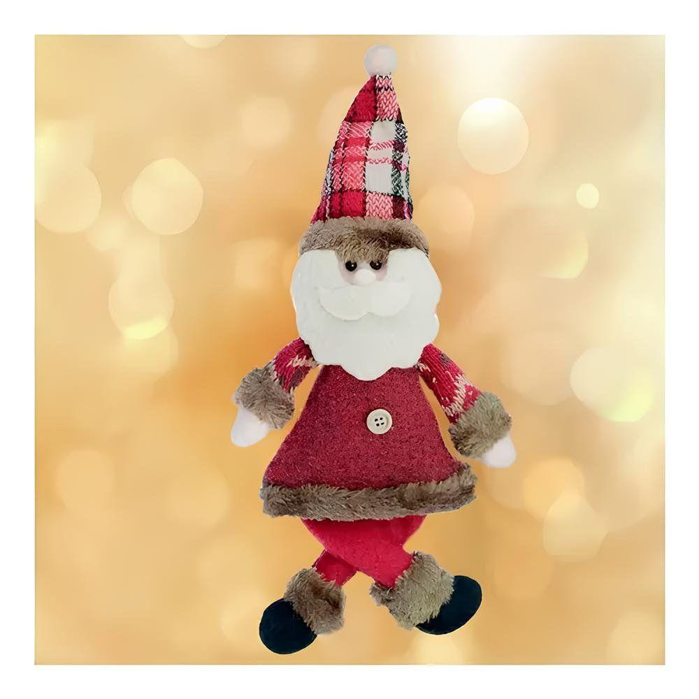 Kit 2 Pendente Boneco Papai Noel árvore Natal Tecido De 30cm - 2