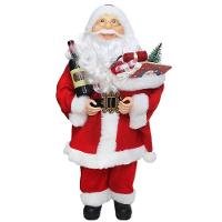 Decoração Papai Noel Tradicional Presentes Gorro Natal 45cm - 1