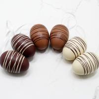 Kit 24 Pendente Ovos Páscoa Coelho Decorativo Enfeite 6x4cm - 1