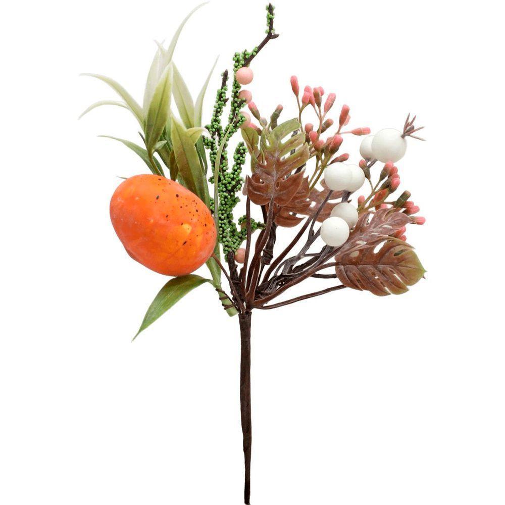 Kit 4 Arranjos Artificial Páscoa Decoração Ovos Coelho 23cm - 3