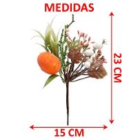 Kit 4 Arranjos Artificial Páscoa Decoração Ovos Coelho 23cm - 4