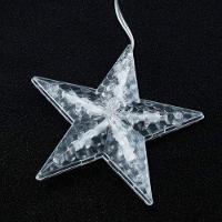 Cascata Pisca Estrelas 405 Leds Amarelo Fio Branco 10m 220v - 6