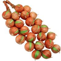 Kit 4 Enfeite Réstia Trança Cebola Alho Artificial Artesanal - 3