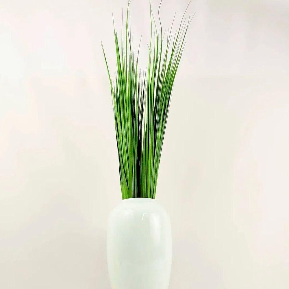Kit 4 Folhagem Decoração Capim Verde Artificial Natal 110cm - 2