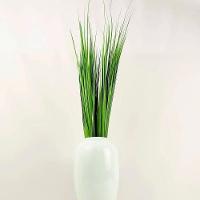 Kit 4 Folhagem Decoração Capim Verde Artificial Natal 110cm - 2